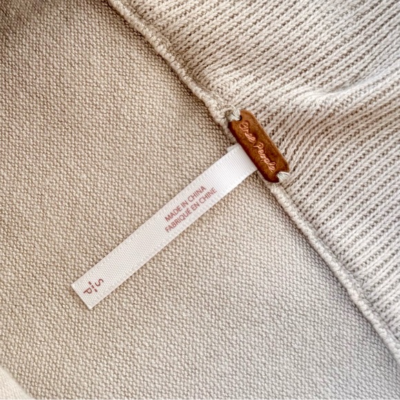 Free People Ruffle Knit Maxi, Size Small - Picture 6 of 6